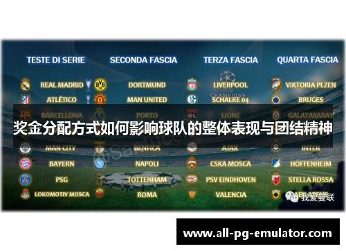 奖金分配方式如何影响球队的整体表现与团结精神 奖金分配方式如何影响球队的整体表现与团结精神